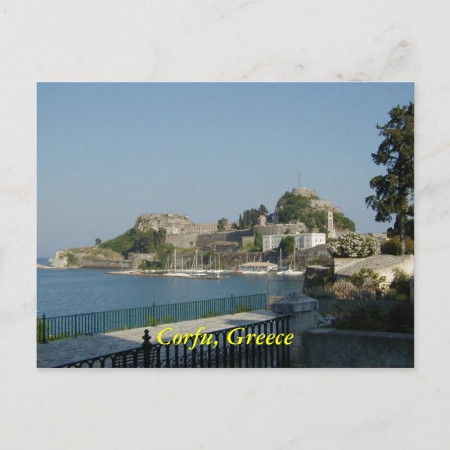 Carte Postale Corfou, Grèce (Devant)