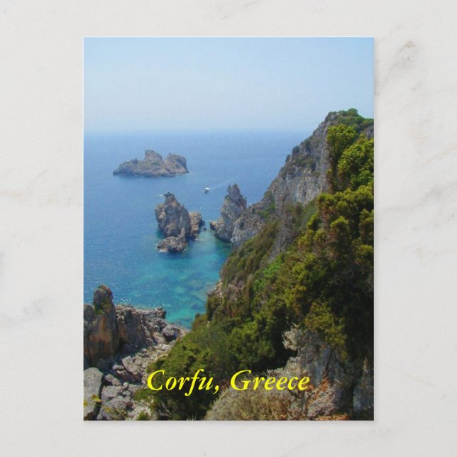 Carte Postale Corfou, Grèce (Devant)