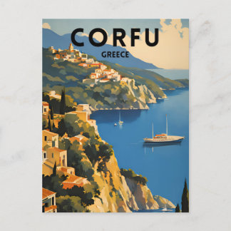 Carte Postale Corfou Grèce