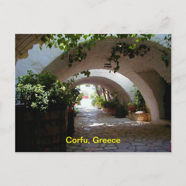 Carte Postale Corfou, Grèce (Devant)
