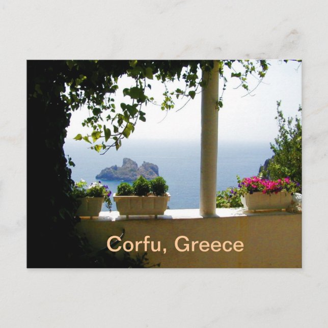 Carte Postale Corfou, Grèce (Devant)