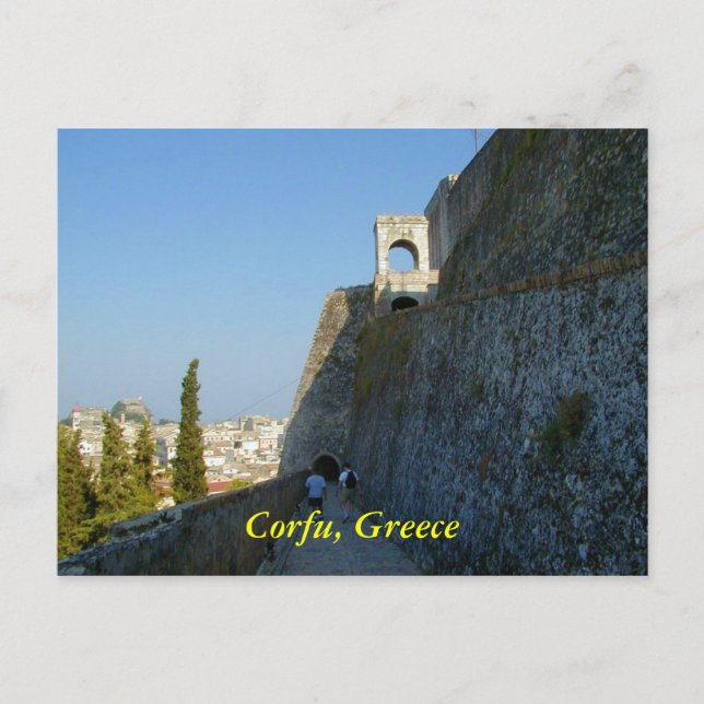 Carte Postale Corfou, Grèce (Devant)