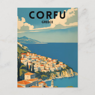 Carte Postale Corfou Grèce Voyage