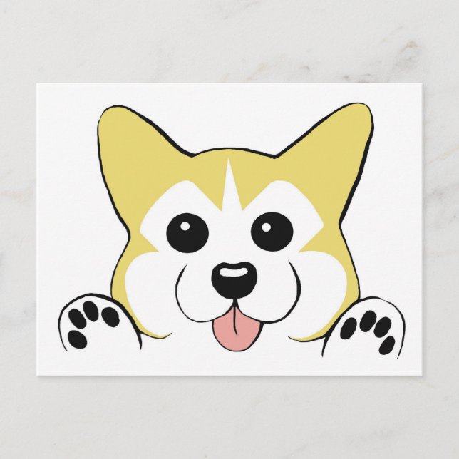 Carte Postale Corgi (Devant)