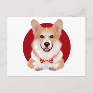 Carte Postale Corgi