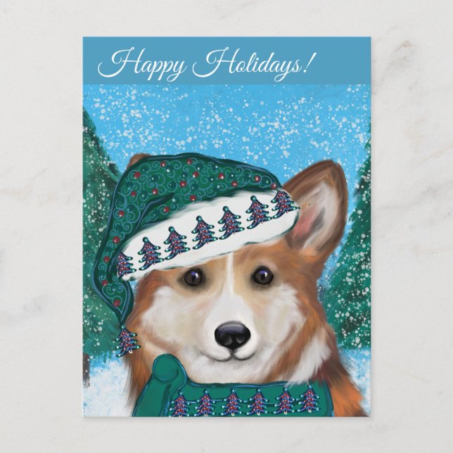 Carte Postale Corgi (Devant)