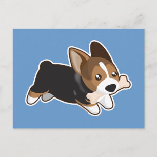 Carte Postale Corgi