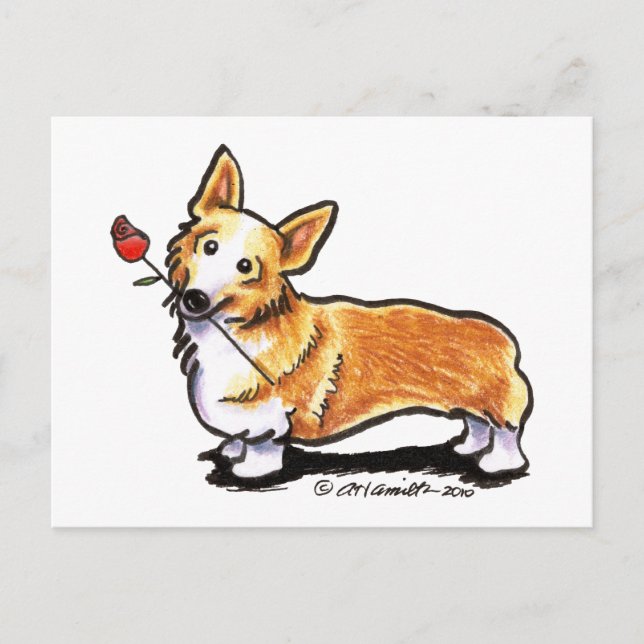 Carte Postale Corgi Shoney (Devant)