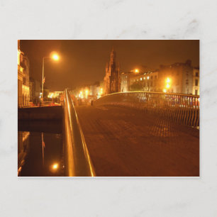 Carte Postale Cork, Irlande la nuit