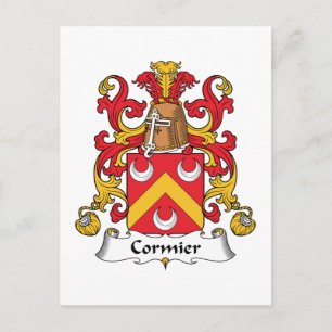Carte Postale Cormier Family Crest