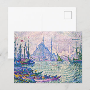 Carte Postale Corne d'or, Minarets Paul Signac