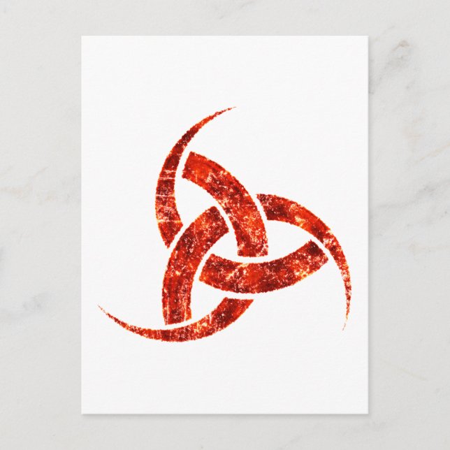 Carte Postale Corne triple d'Odin (Devant)