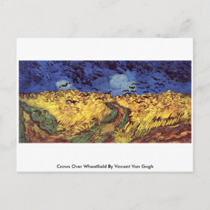 Carte Postale Corneilles Sur Wheatfield Par Vincent Van Gogh
