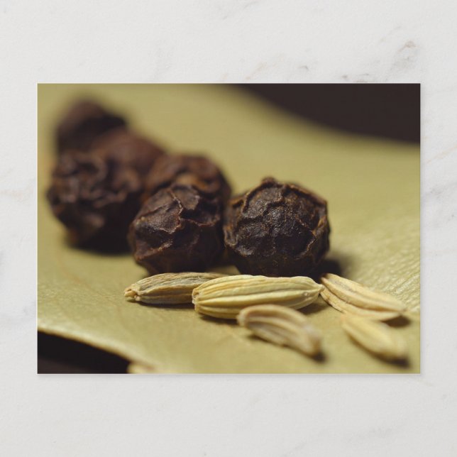 Carte Postale cornes de poivre (Devant)