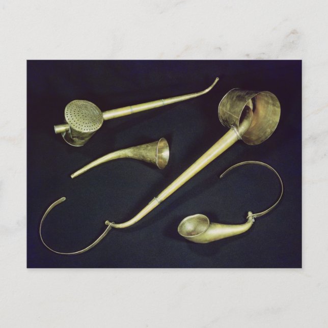 Carte Postale Cornets d'instruments acoustiques (Devant)