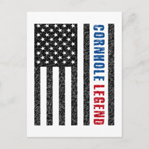 Carte Postale Cornhole Legend USA