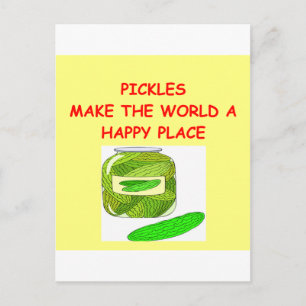 Carte Postale cornichons