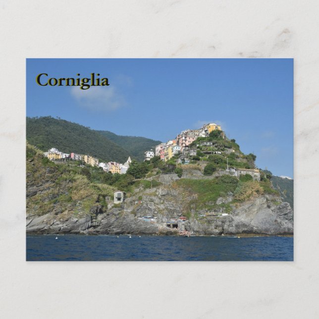 Carte postale Corniglia (Devant)
