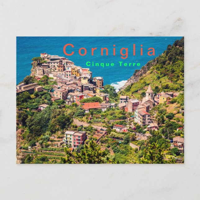 Carte Postale Corniglia Cinque Terre Italie (Devant)