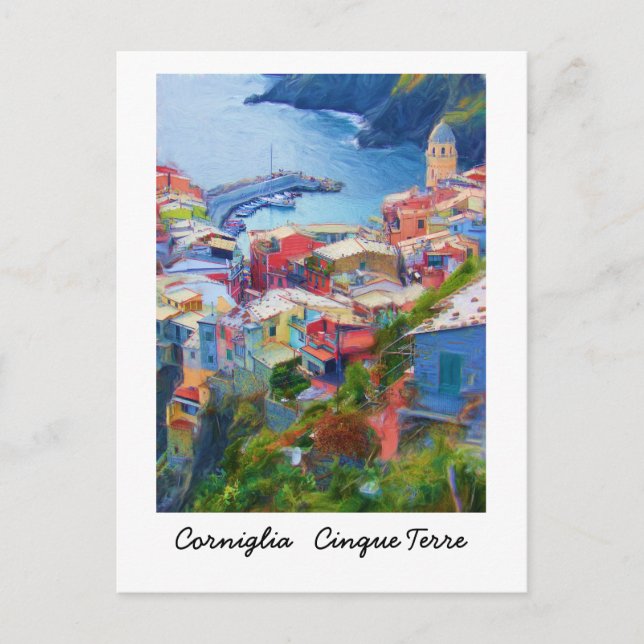 Carte Postale Corniglia Cinque Terre Italie (Devant)