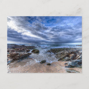 Carte Postale Cornish Beach Breaking Waves