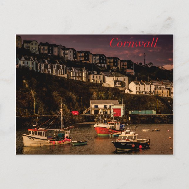 Carte Postale Cornish Harbour (Devant)