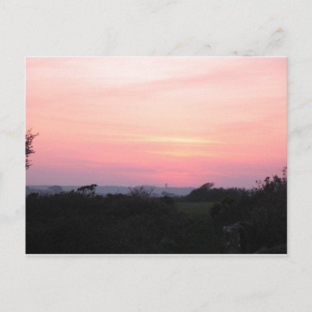 Carte postale Cornish Sunset (5983) (Devant)