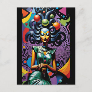 Carte Postale Cornutopia - Ken Gage Surreal Art