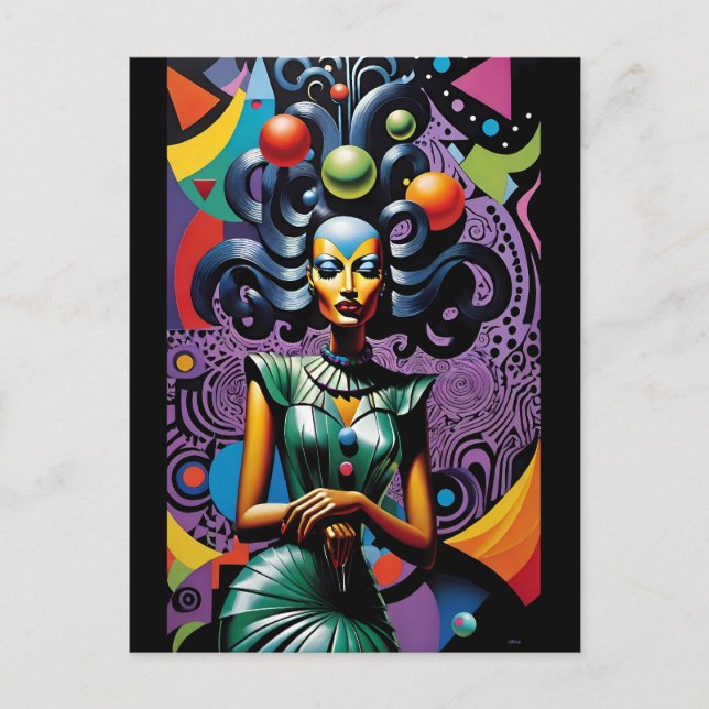 Carte Postale Cornutopia - Ken Gage Surreal Art (Devant)
