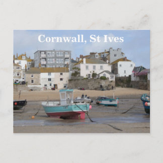 Carte Postale Cornwall, St Ives, vue sur la plage