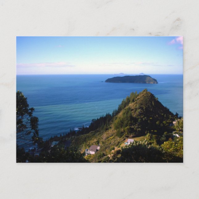 Carte Postale Coromandel Nouvelle-Zélande sommet du mont Paku Ta (Devant)