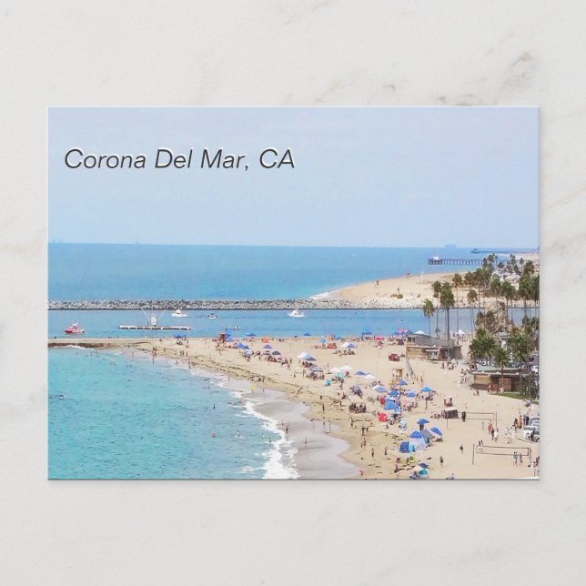 Carte Postale Corona Del Mar, CA (Devant)
