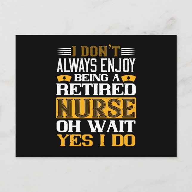 Carte Postale Corona Nurses - Être Une Infirmière Retraitée (Devant)