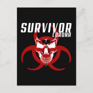 Carte Postale Corona Survivor