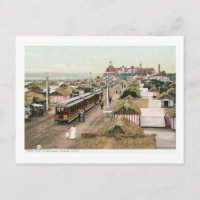 Coronado Beach, CA Tent City & Trolley Vintage