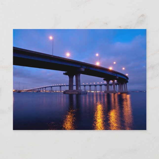 Carte Postale Coronado Bridge at Dusk (Devant)
