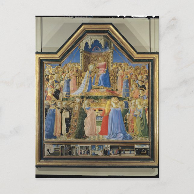 Carte Postale Coronation de la Vierge, c.1430-32 (Devant)