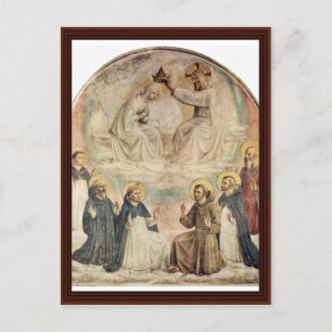 Carte Postale Coronation De La Vierge Par Fra Angelico