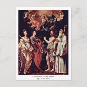 Carte Postale Coronation De La Vierge Par Guido Reni
