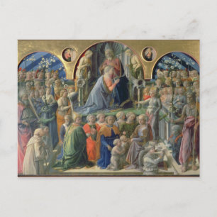 Carte Postale Coronation de la Virgin, 1441-7