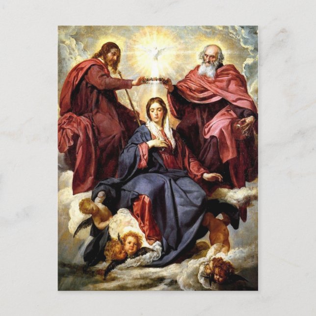 Carte Postale Coronation of the Virgin (Devant)