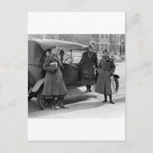 Carte Postale Corps de radio féminin : 1919