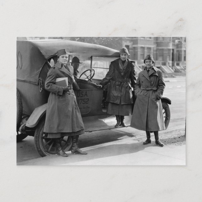 Carte Postale Corps de radio pour femmes : 1919 (Devant)