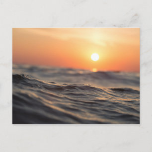 Carte Postale Corps d'eau pendant l'heure d'or