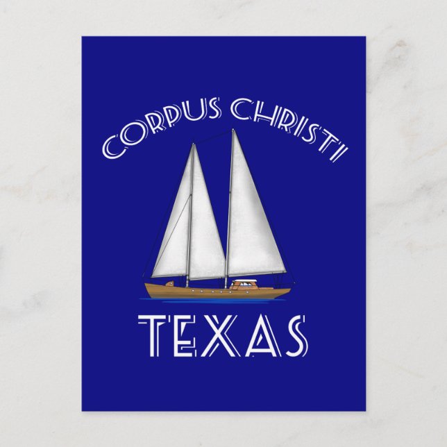 Carte Postale Corpus Christi Texas (Devant)