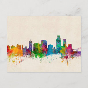 Carte Postale Corpus Christie Texas Skyline