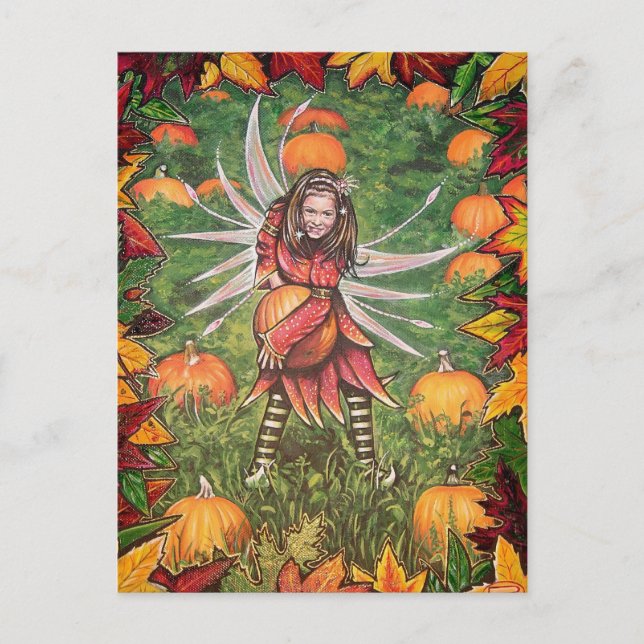 Carte Postale Correctif citrouille (Devant)