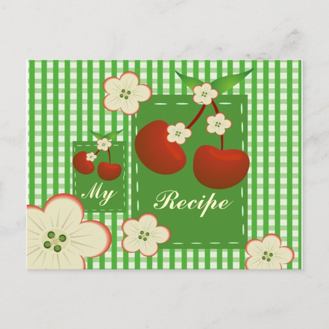 Carte Postale Correctif de ma recette de cerise (Devant)