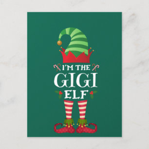 Carte Postale Correspondance de famille drôle je suis le Gigi El