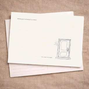 Carte Postale Correspondance personnalisée pour introvertis calm